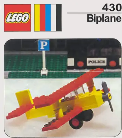 LEGO LEGOLAND 430 Biplane set