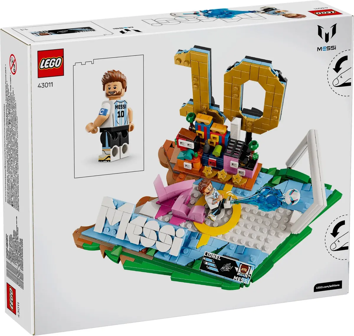 LEGO Editions 43011 Lionel Messi – Football Highlights set, image 3