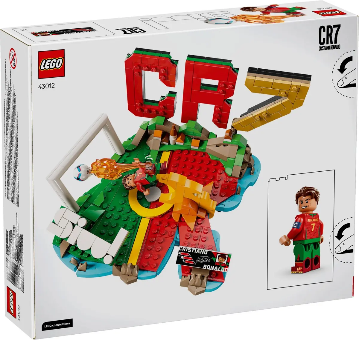 LEGO Editions 43012 Cristiano Ronaldo – Football Highlights set, image 3