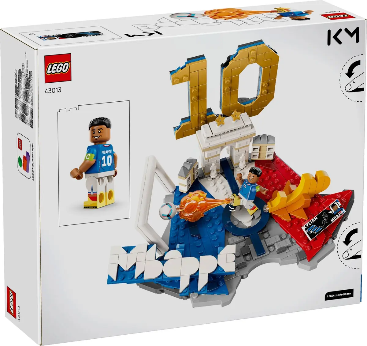 LEGO Editions 43013 Kylian Mbappé – Football Highlights set, image 3