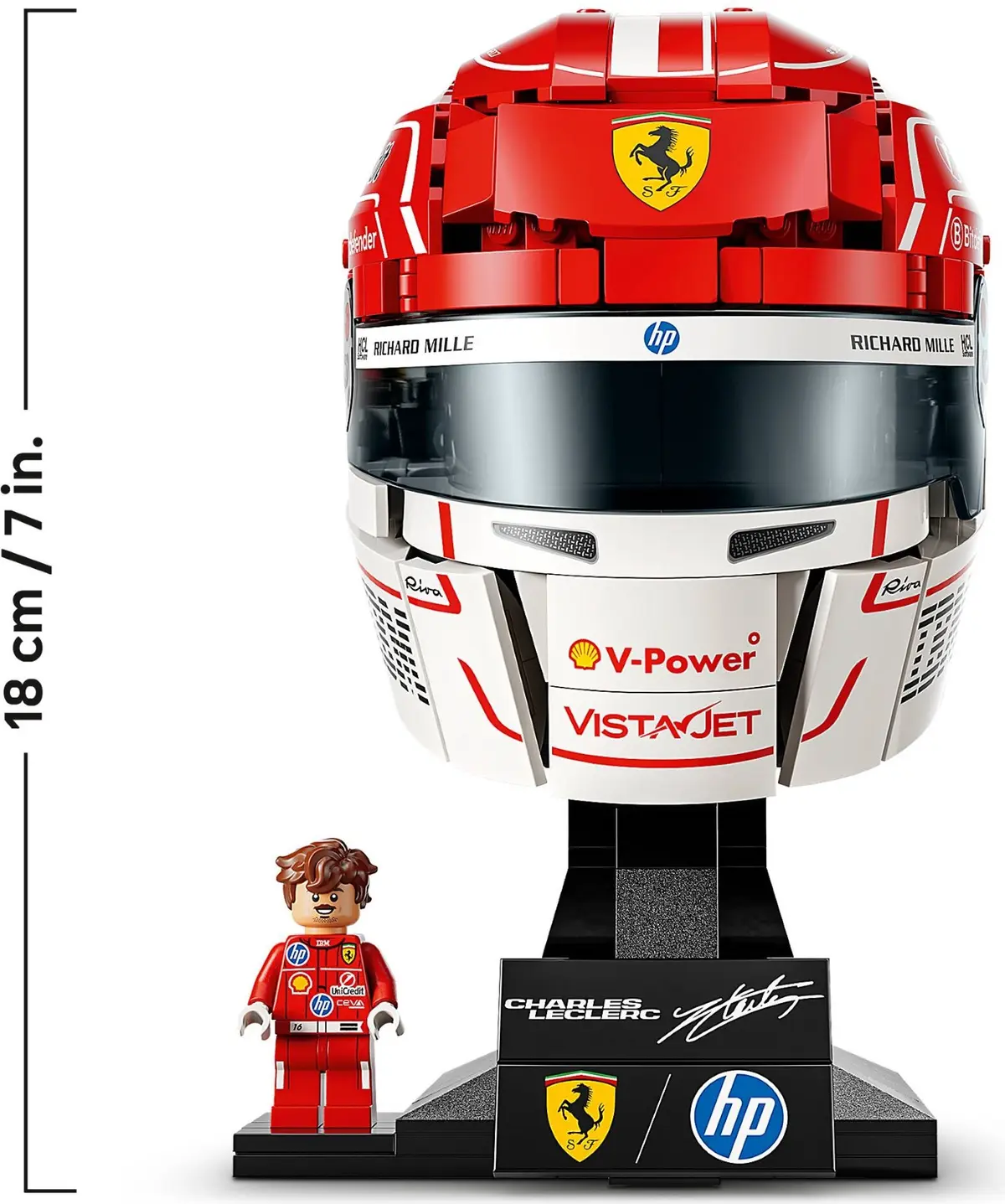 LEGO Editions 43014 Scuderia Ferrari HP Charles Leclerc Helmet set, image 11
