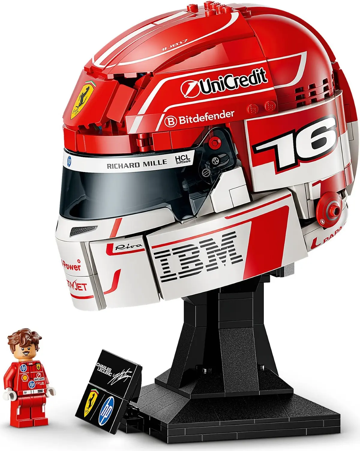 LEGO Editions 43014 Scuderia Ferrari HP Charles Leclerc Helmet set, image 13
