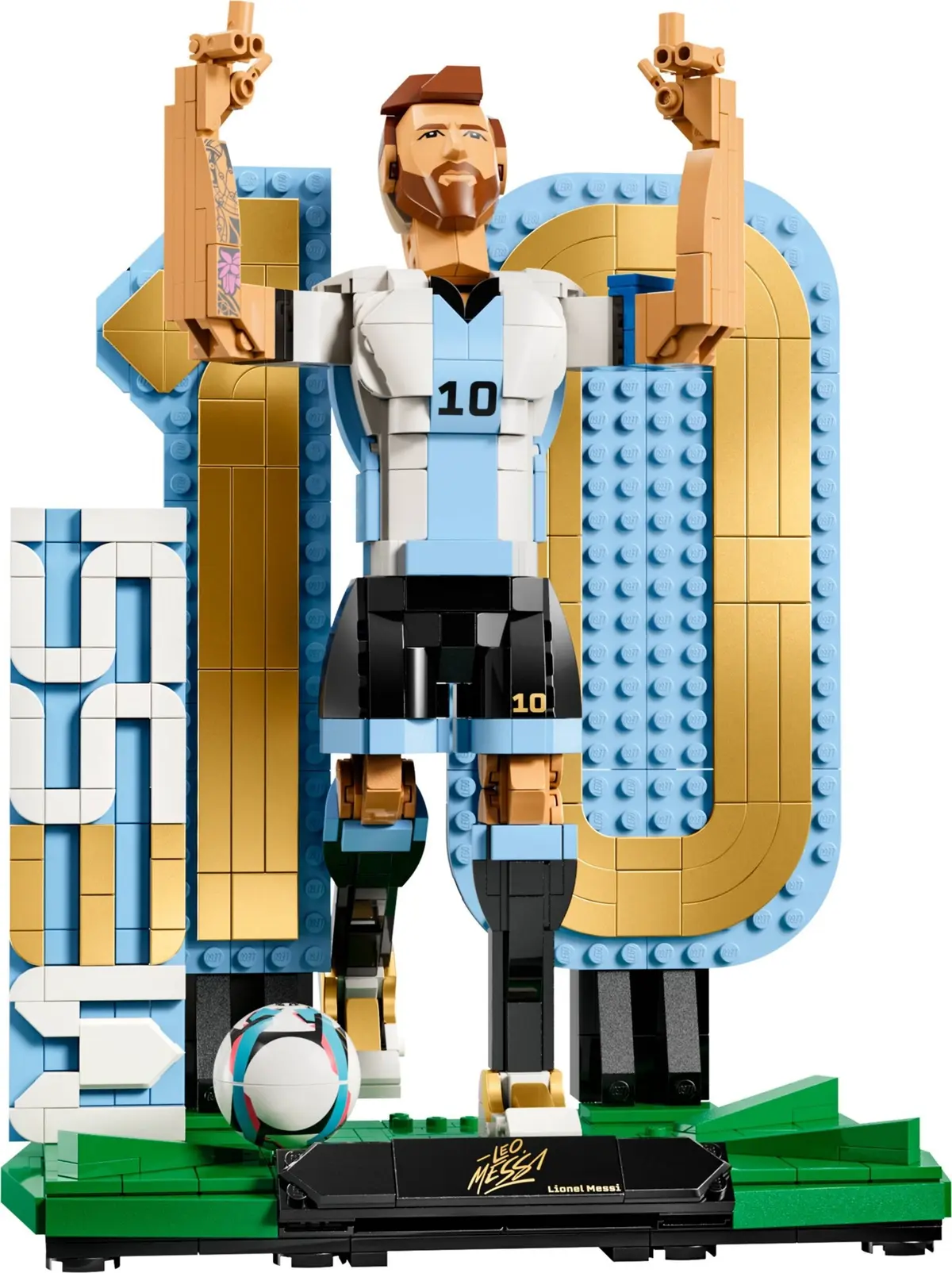 LEGO Editions 43015 Lionel Messi – Football Legend set