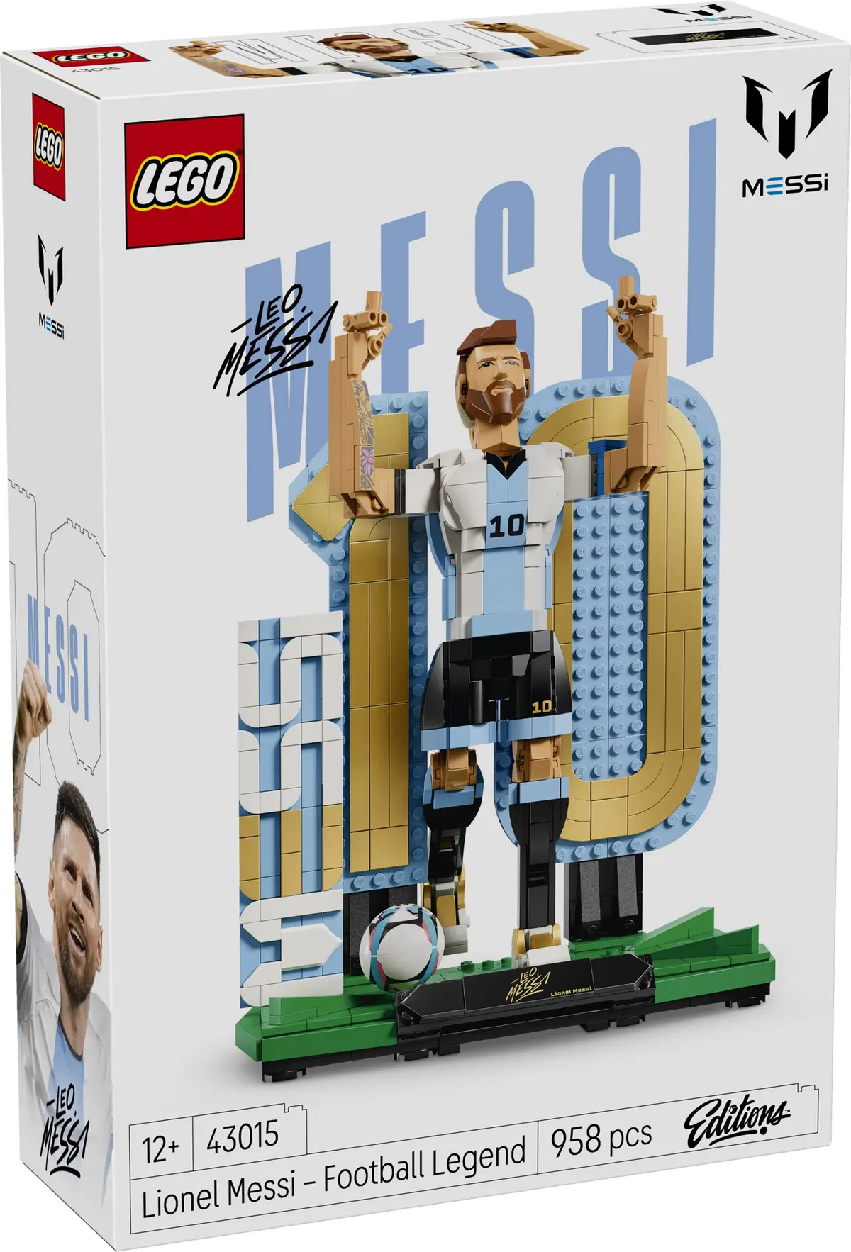 LEGO Editions 43015 Lionel Messi – Football Legend set, image 2