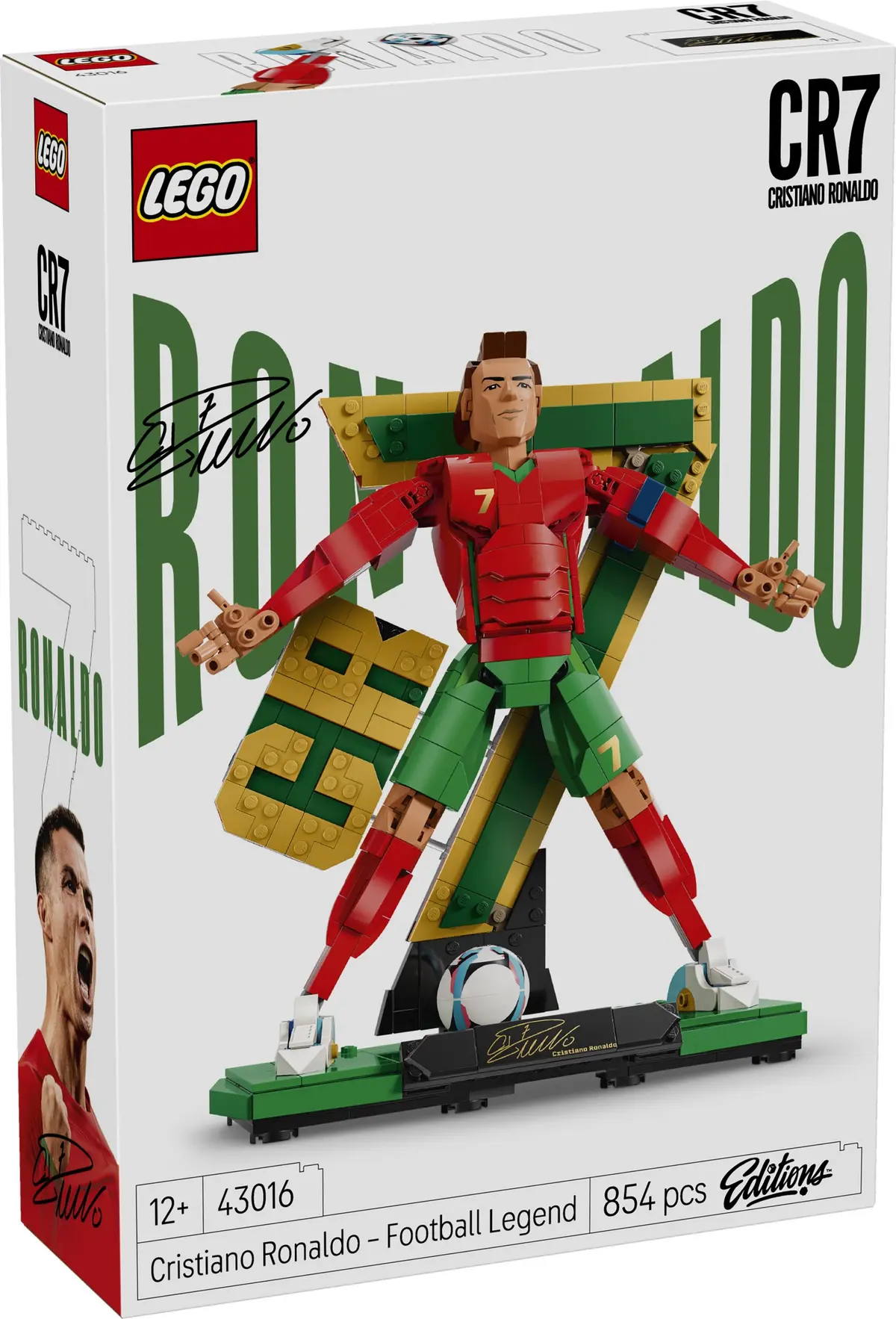 LEGO Editions 43016 Cristiano Ronaldo – Football Legend set, image 2