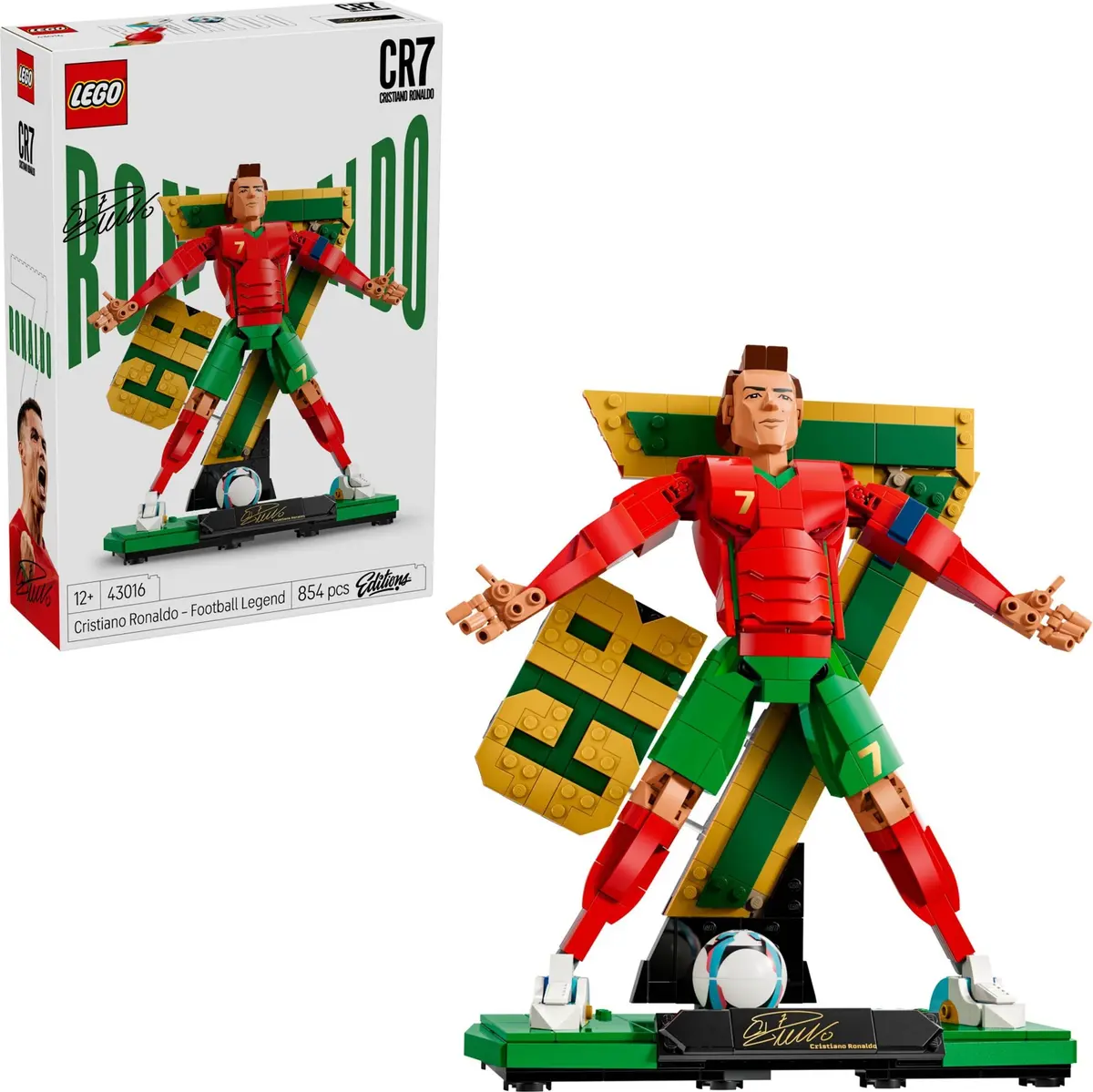 LEGO Editions 43016 Cristiano Ronaldo – Football Legend set, image 4