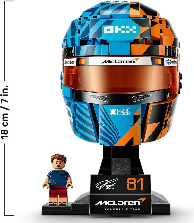 LEGO Editions 43017 McLaren Mastercard F1 Team Oscar Piastri Helmet set, image 10