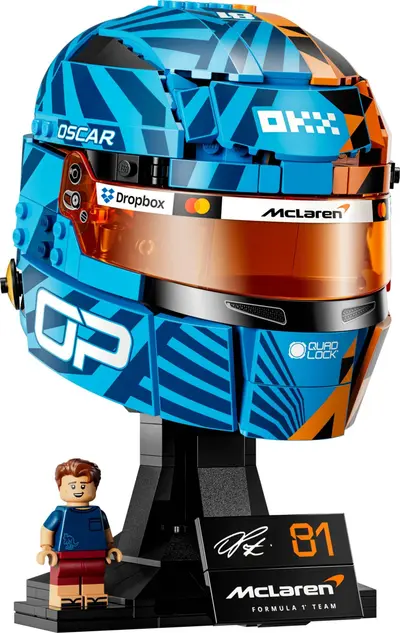 LEGO Editions 43017 McLaren Mastercard F1 Team Oscar Piastri Helmet set
