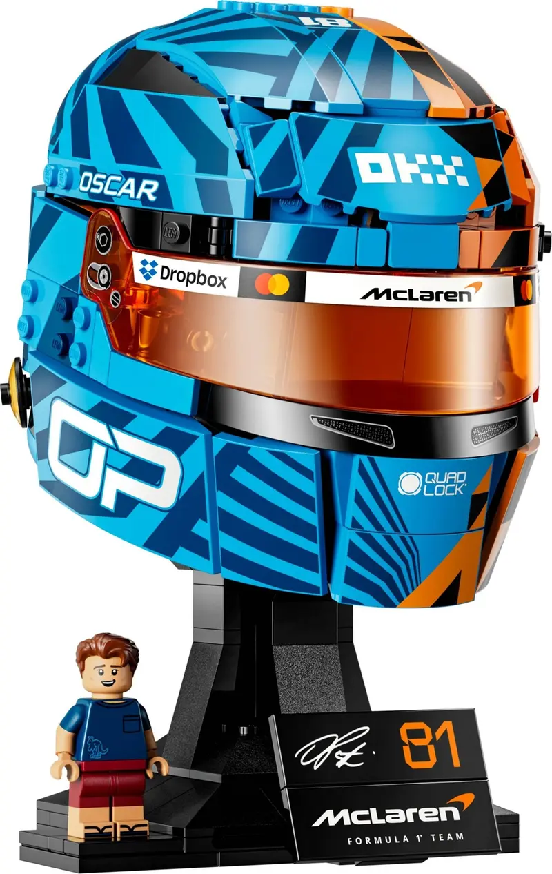LEGO Editions 43017 McLaren Mastercard F1 Team Oscar Piastri Helmet set