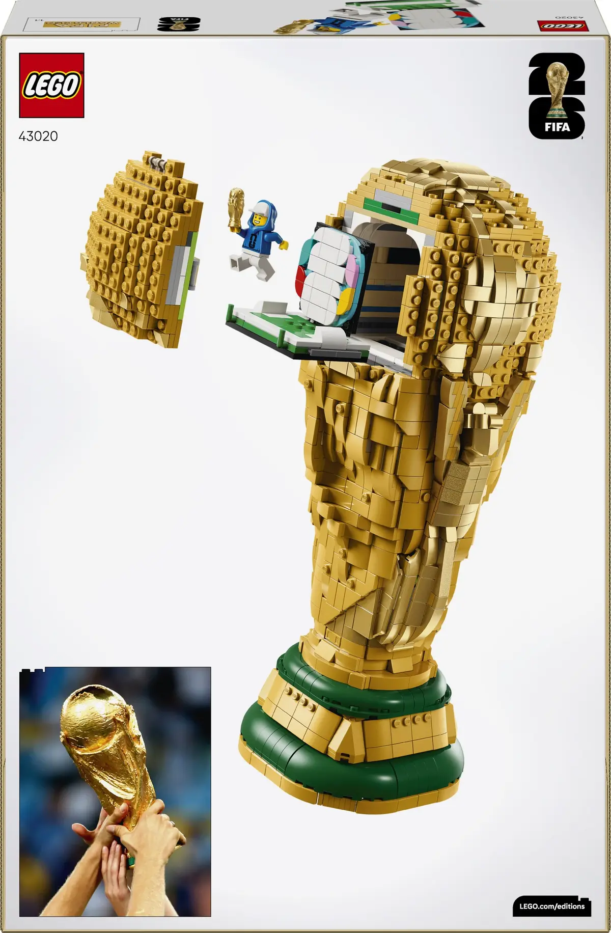 LEGO Editions 43020 FIFA World Cup Official Trophy set, image 3