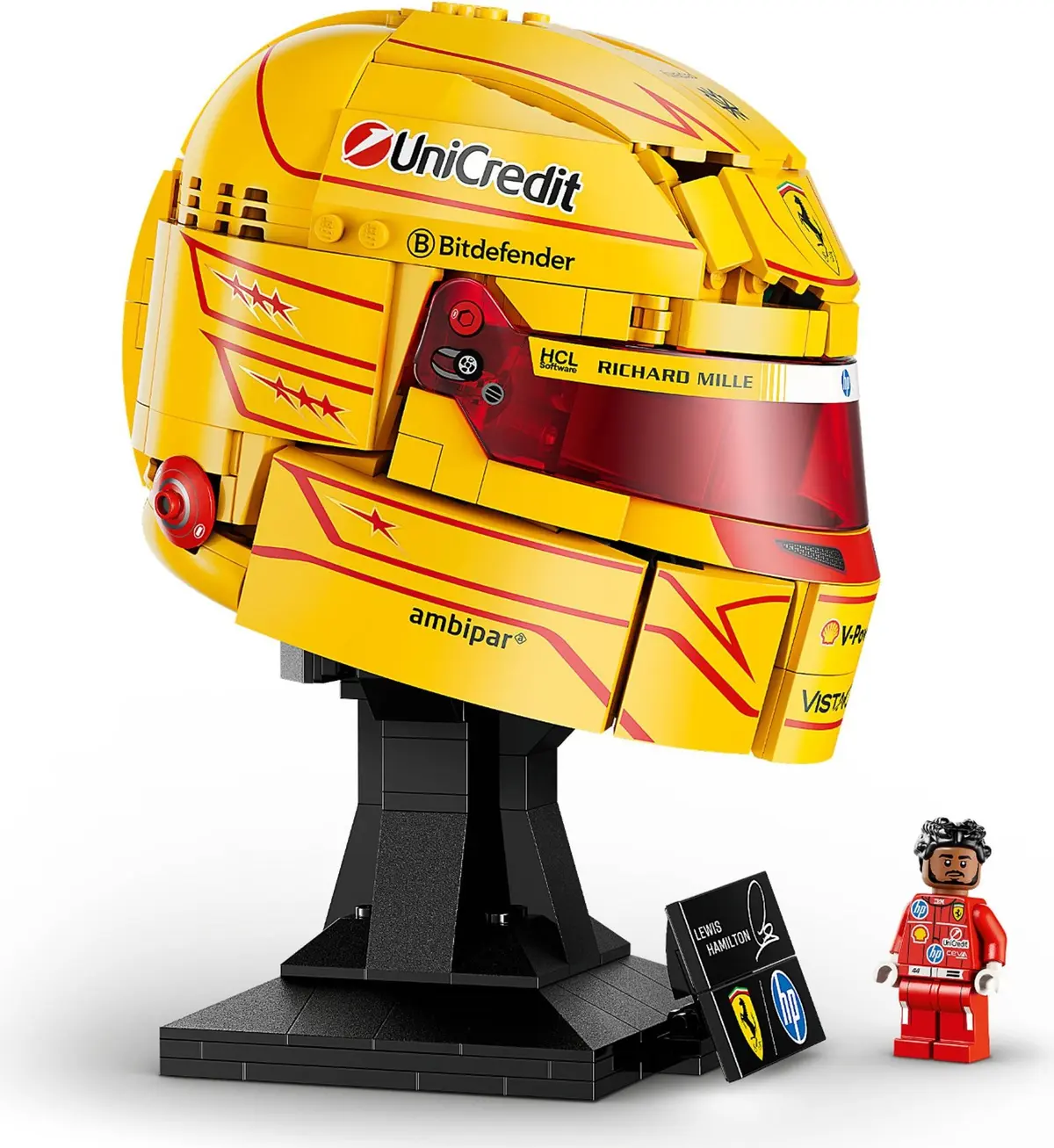 LEGO Editions 43022 Scuderia Ferrari HP Lewis Hamilton Helmet set, image 11