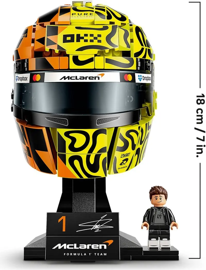 LEGO Editions 43023 McLaren Mastercard F1 Team Lando Norris Helmet set, image 11