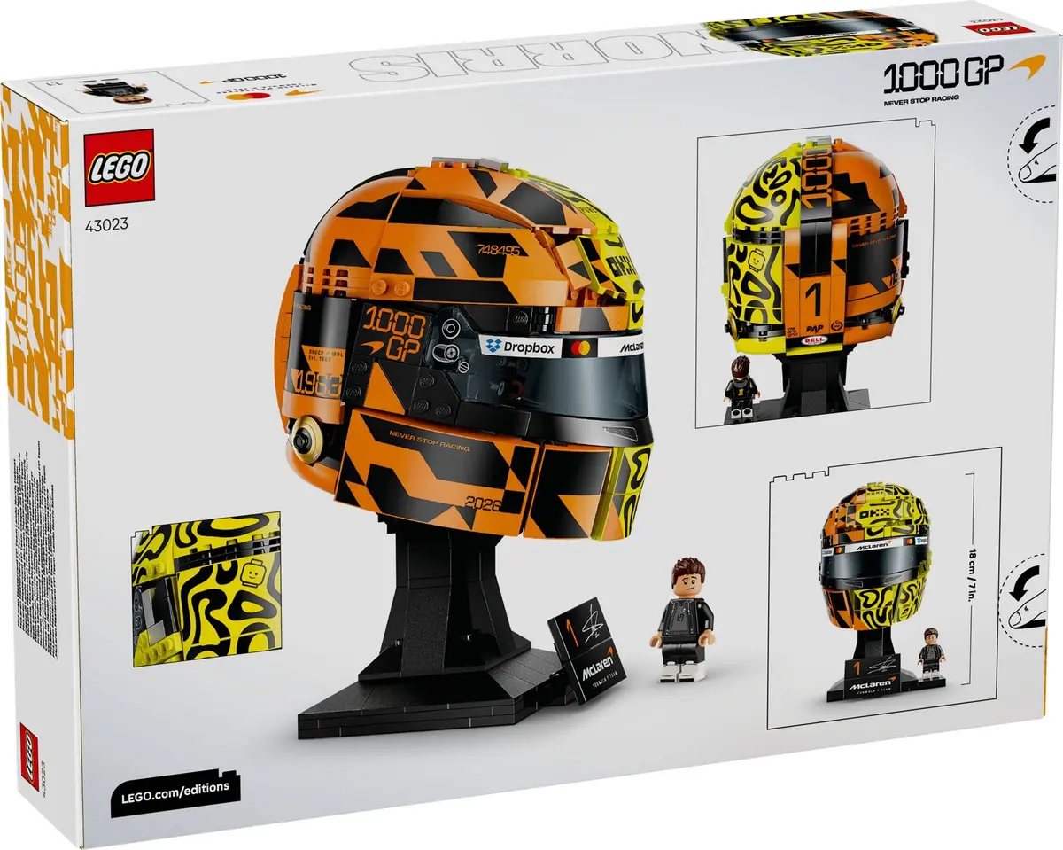 LEGO Editions 43023 McLaren Mastercard F1 Team Lando Norris Helmet set, image 2