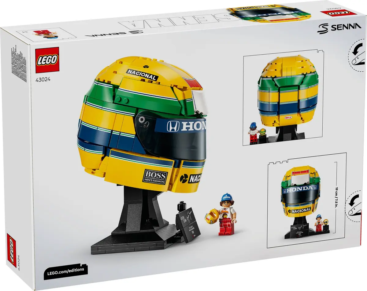 LEGO Editions 43024 Ayrton Senna Helmet set, image 3