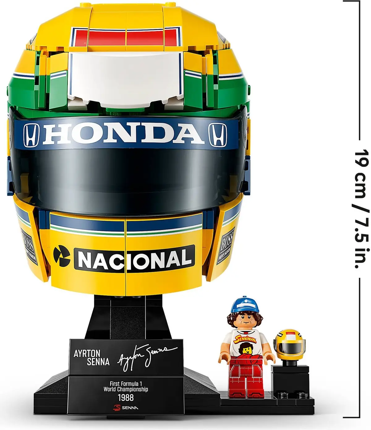 LEGO Editions 43024 Ayrton Senna Helmet set, image 11