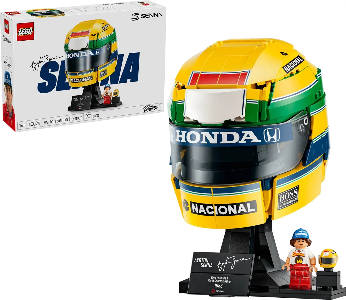 LEGO Editions 43024 Ayrton Senna Helmet set, image 4