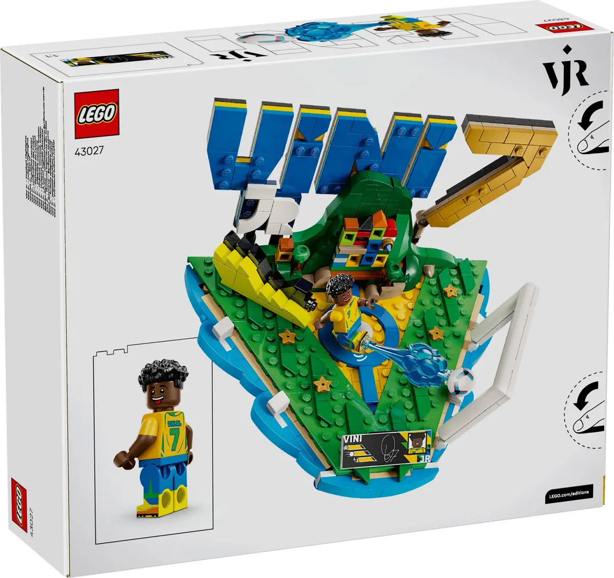 LEGO Editions 43027 Vini Jr. – Football Highlights set, image 3
