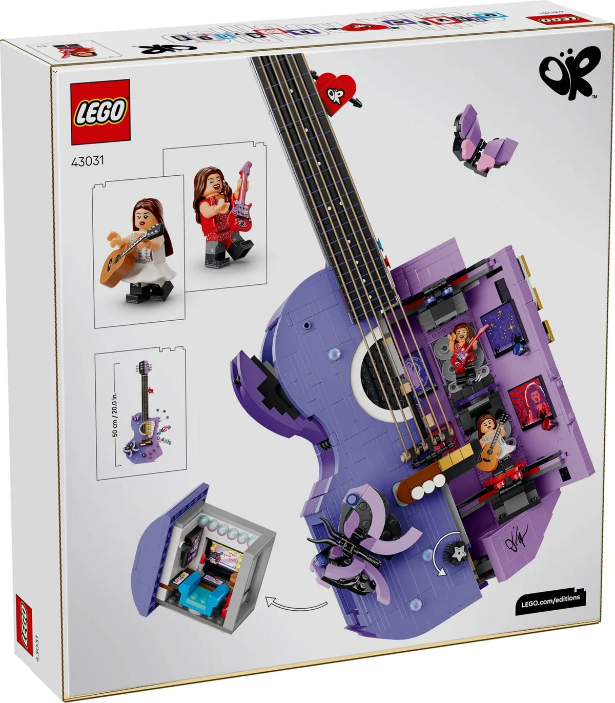 LEGO Editions 43031 Olivia Rodrigo's Dual Guitar set, image 3