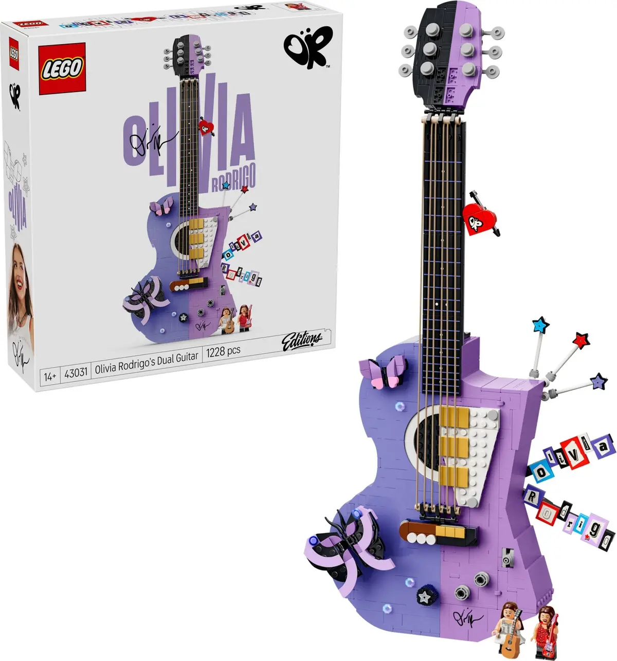 LEGO Editions 43031 Olivia Rodrigo's Dual Guitar set, image 4