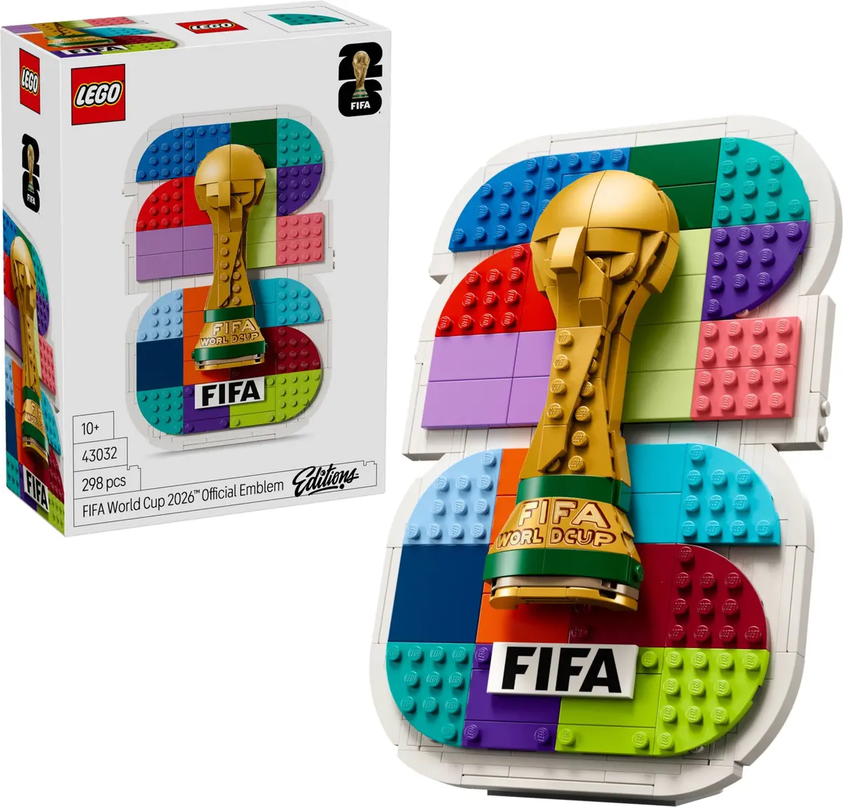 LEGO Editions 43032 FIFA World Cup 2026 Official Emblem set, image 4
