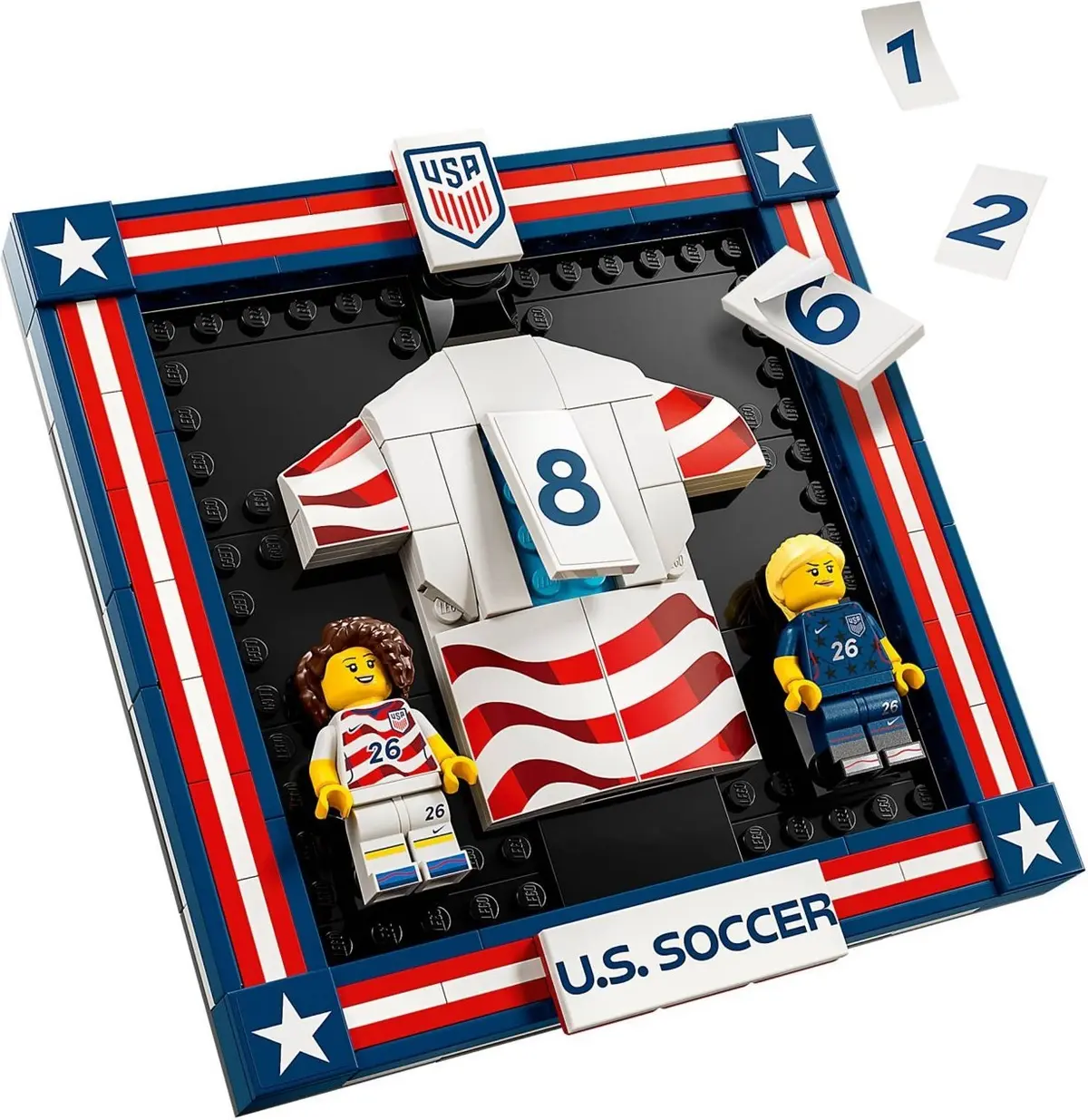 LEGO Editions 43033 2026 U.S. Soccer National Team Jersey set, image 13