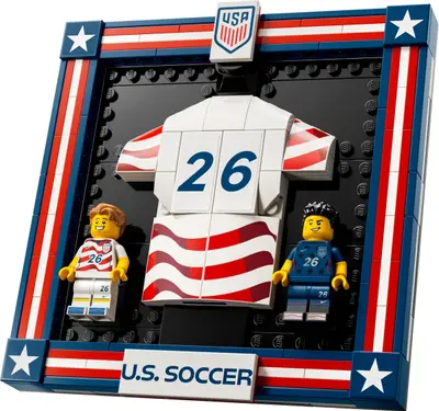 LEGO Editions 43033 2026 U.S. Soccer National Team Jersey set