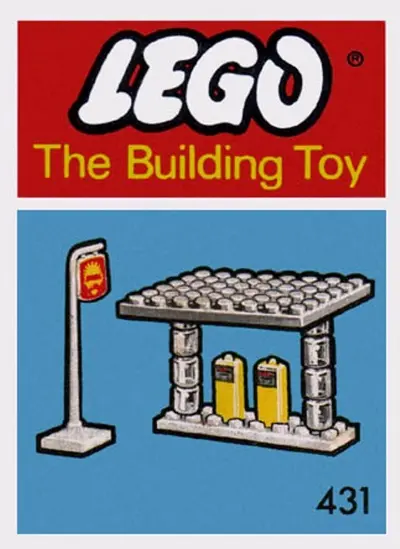 LEGO System 431 Gas Station (The Building Toy) set