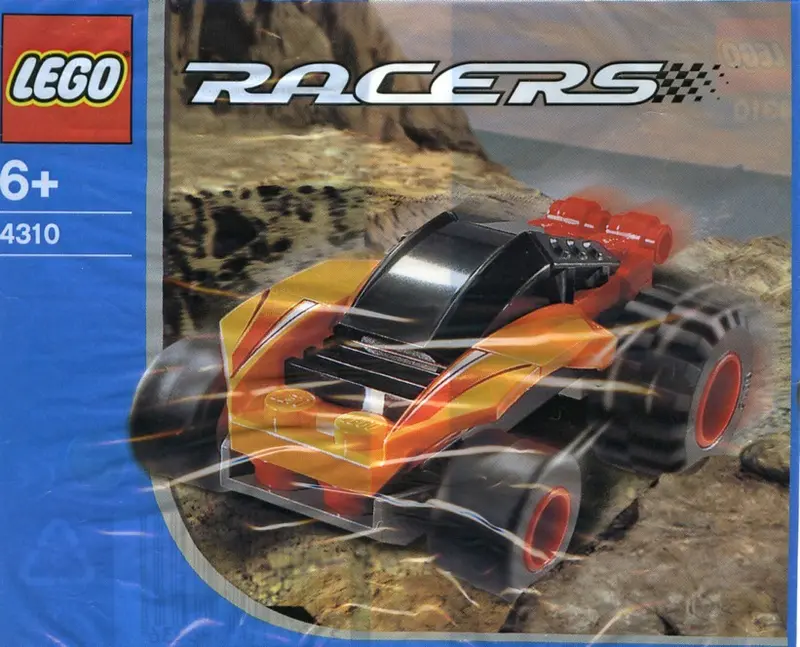 LEGO Racers 4310 Orange Racer set