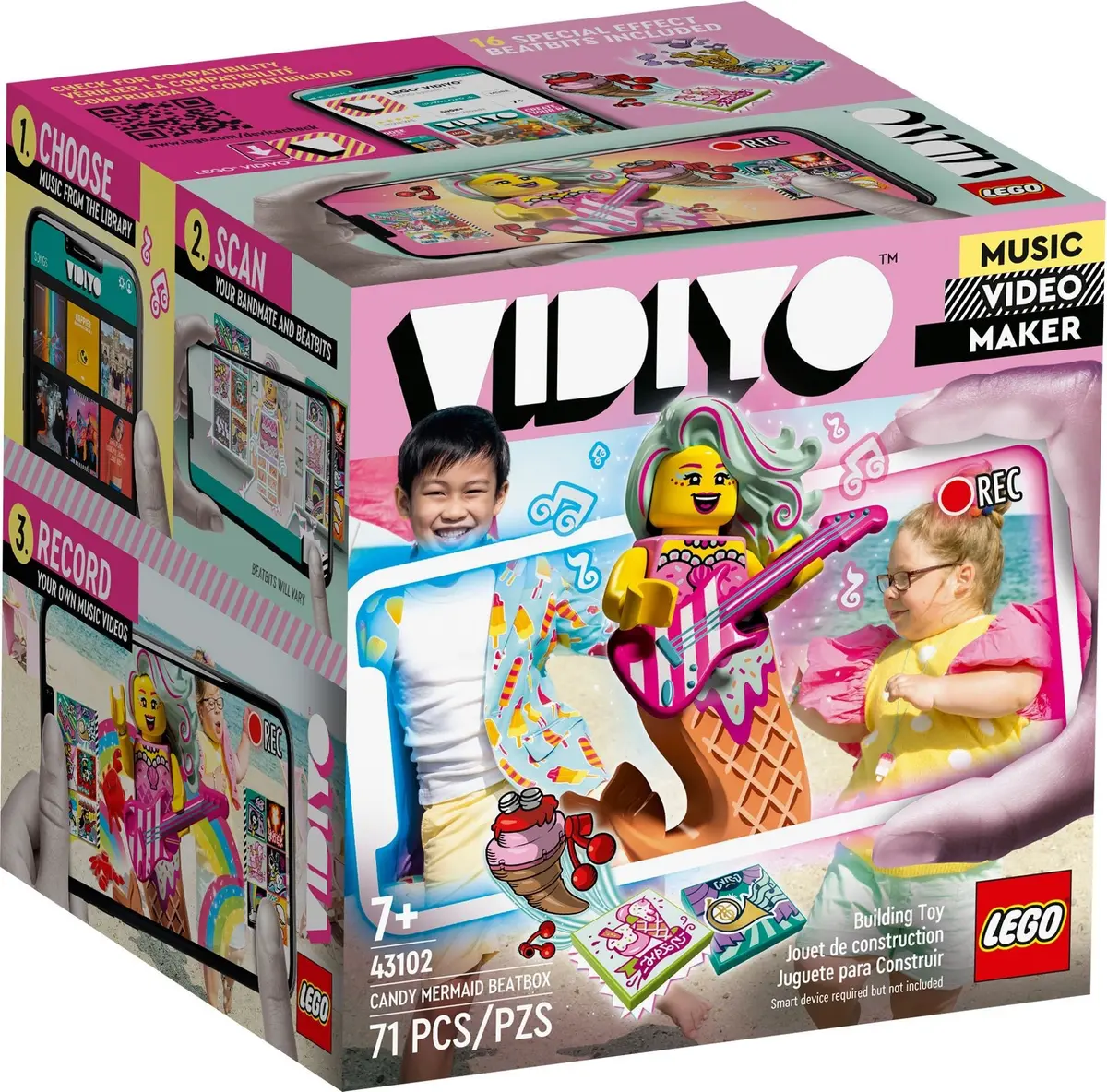 LEGO Vidiyo 43102 Candy Mermaid BeatBox set, image 2