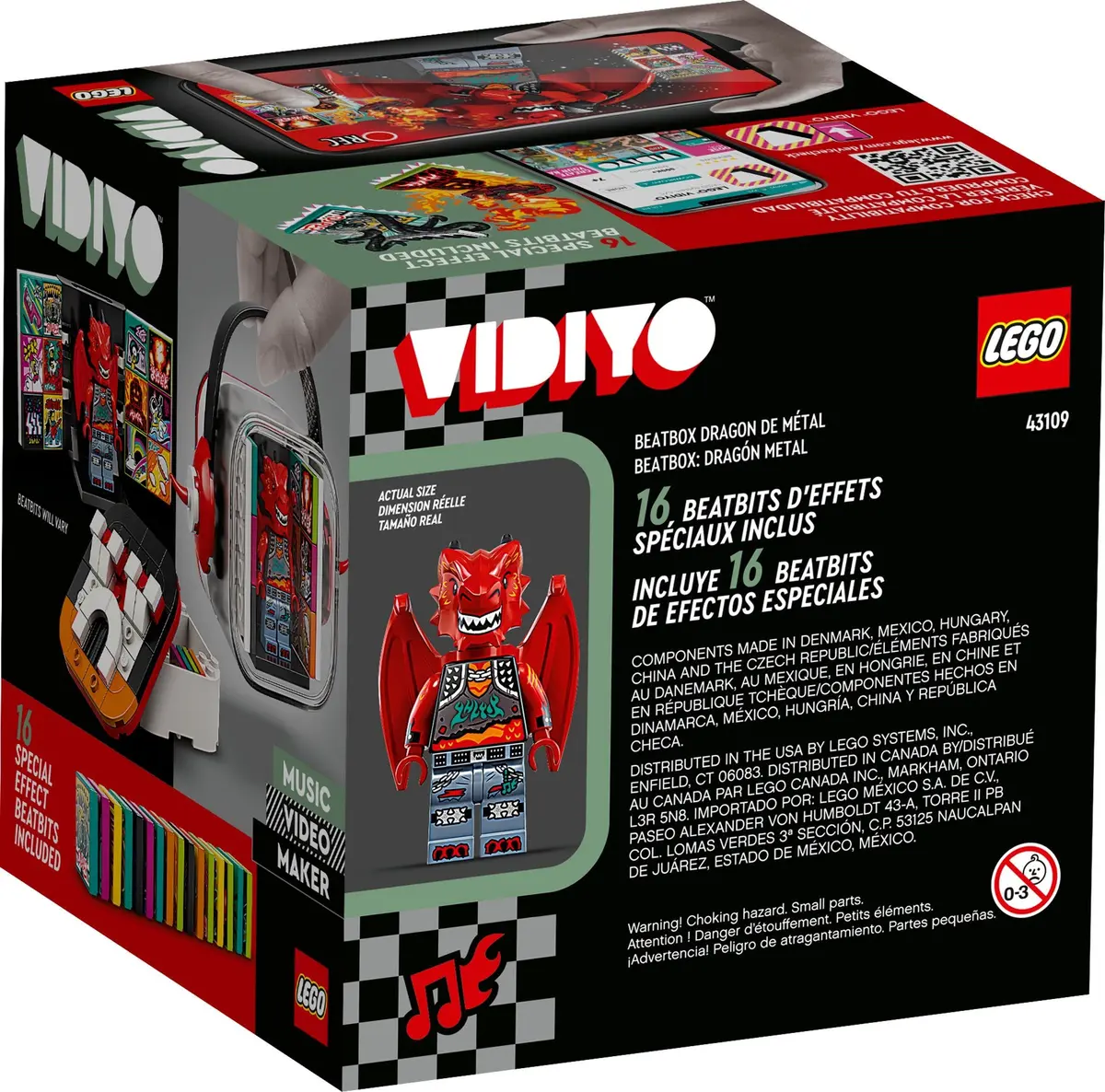LEGO Vidiyo 43109 Metal Dragon BeatBox set, image 8