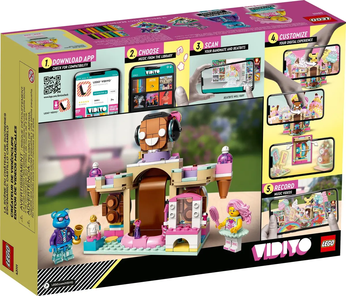 LEGO Vidiyo 43111 Candy Castle Stage set, image 11