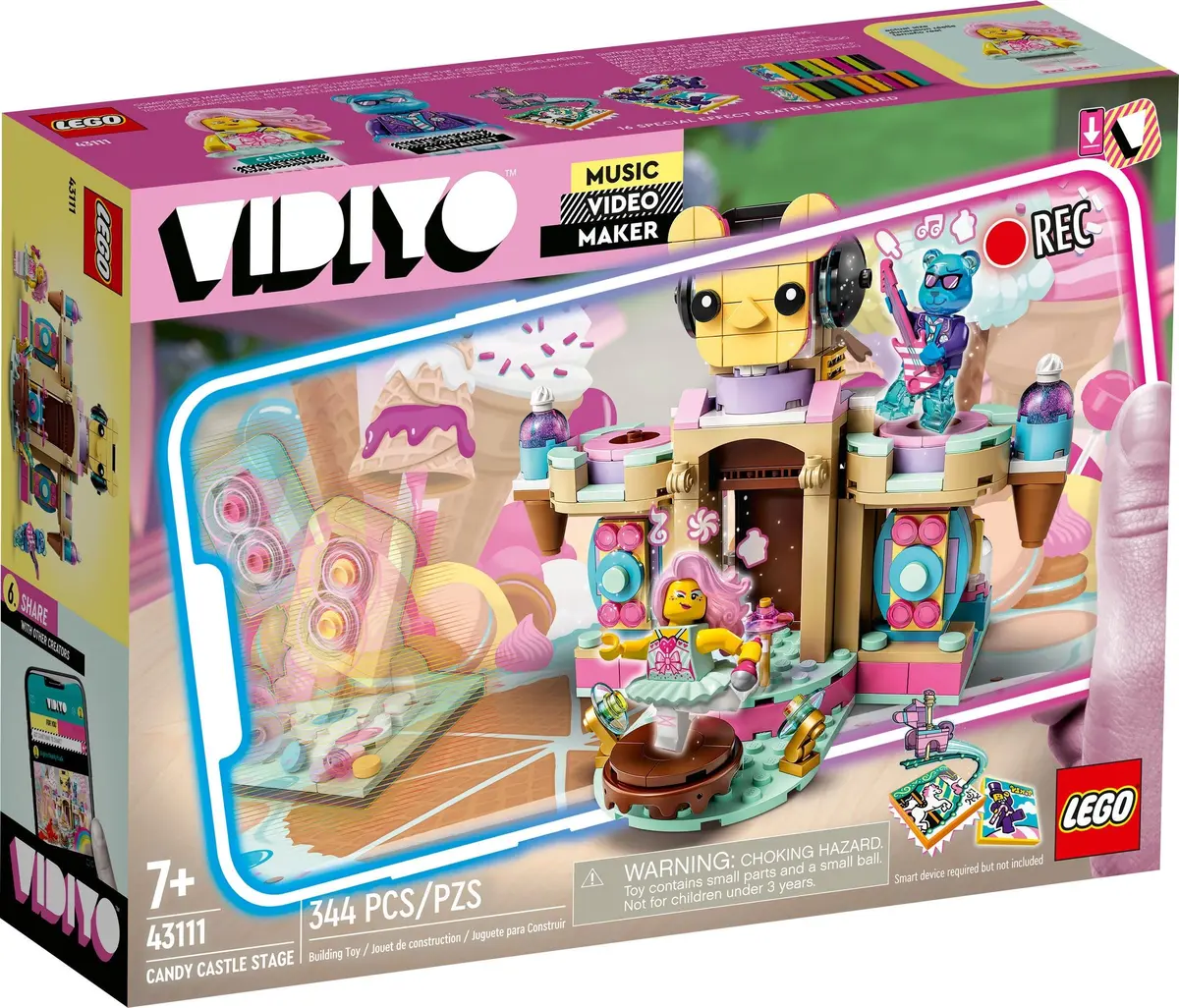 LEGO Vidiyo 43111 Candy Castle Stage set, image 2