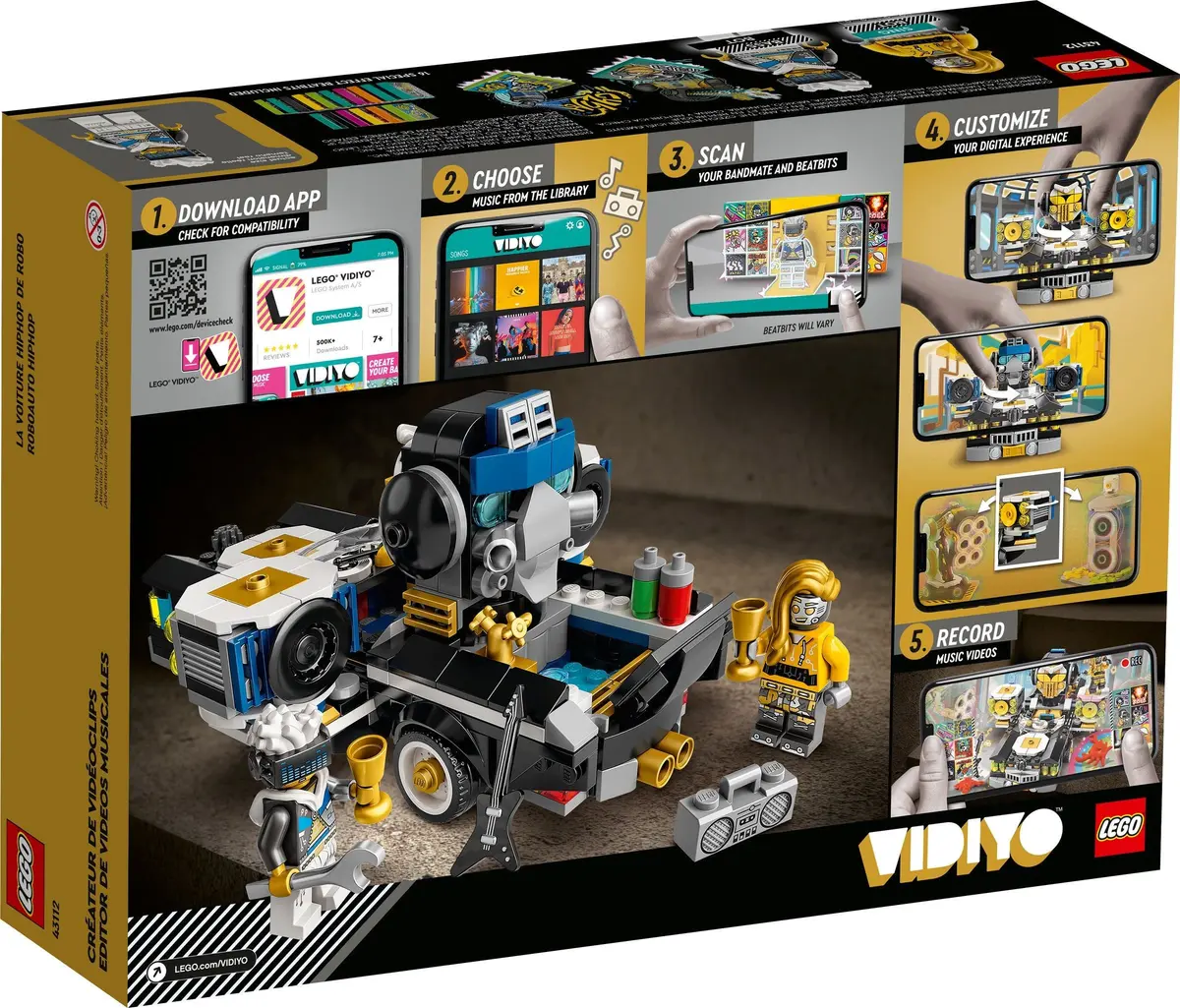LEGO Vidiyo 43112 Robo HipHop Car set, image 10