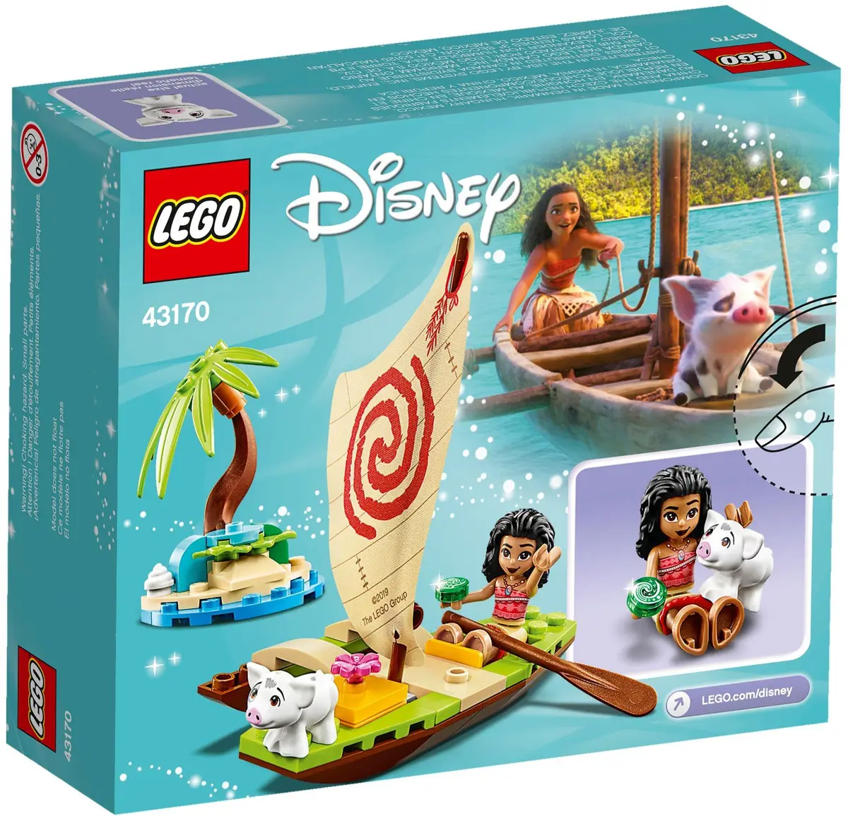 LEGO Disney 43170 Moana's Ocean Adventure set, image 5