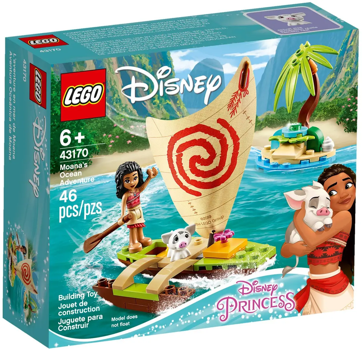 LEGO Disney 43170 Moana's Ocean Adventure set, image 2