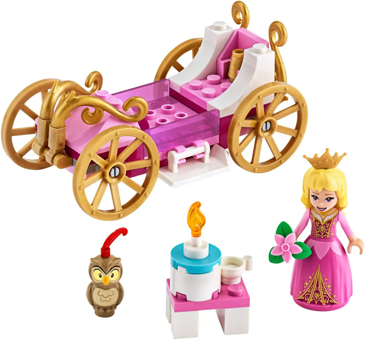 LEGO Disney 43173 Aurora's Royal Carriage set