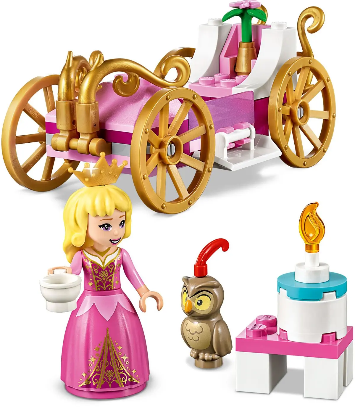 LEGO Disney 43173 Aurora's Royal Carriage set, image 4