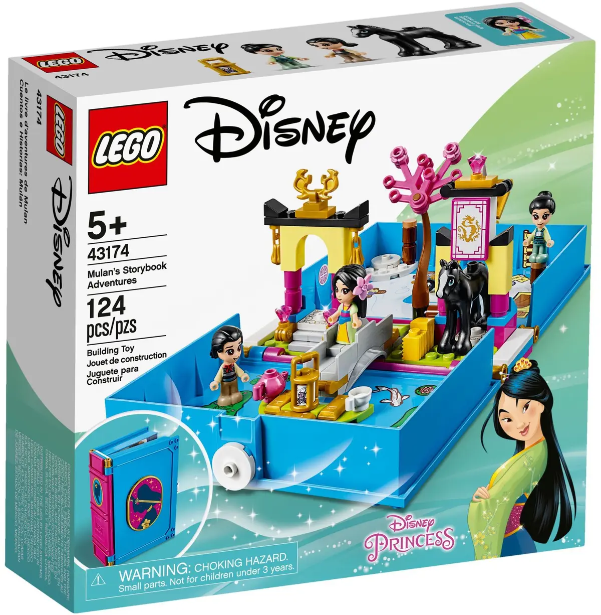 LEGO Disney 43174 Mulan's Storybook Adventures set, image 2
