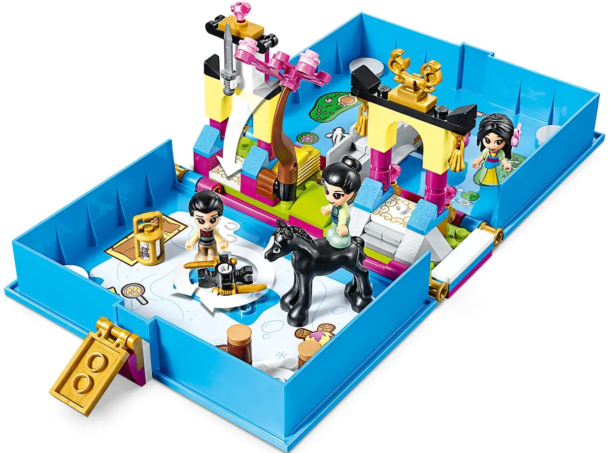 LEGO Disney 43174 Mulan's Storybook Adventures set, image 4