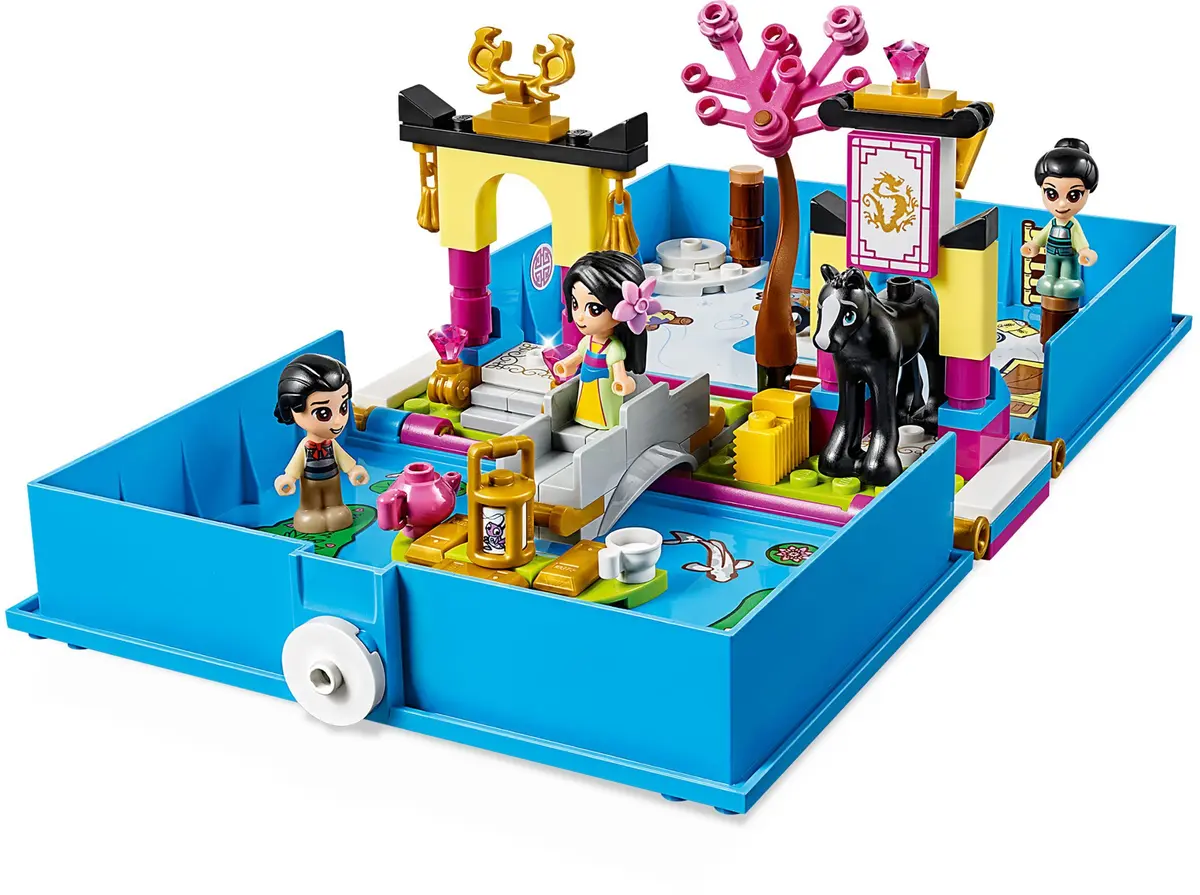 LEGO Disney 43174 Mulan's Storybook Adventures set, image 3