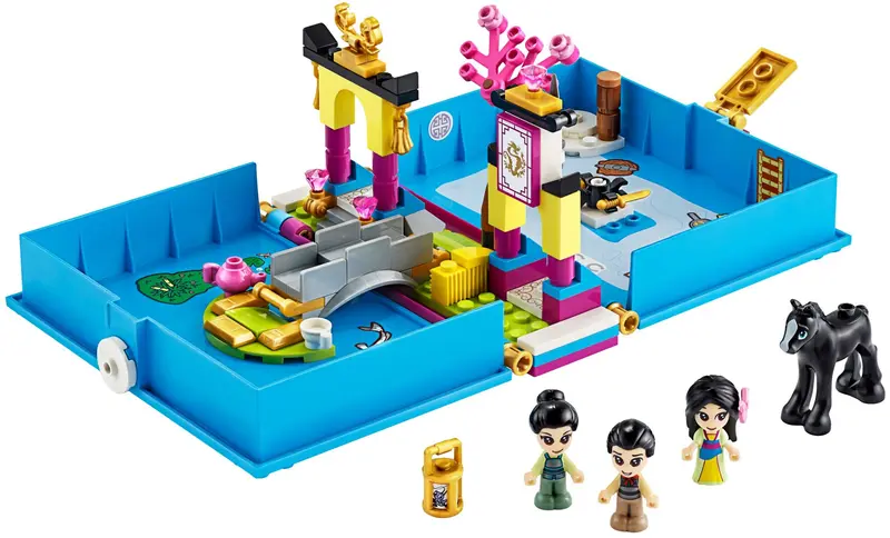 LEGO Disney 43174 Mulan's Storybook Adventures set