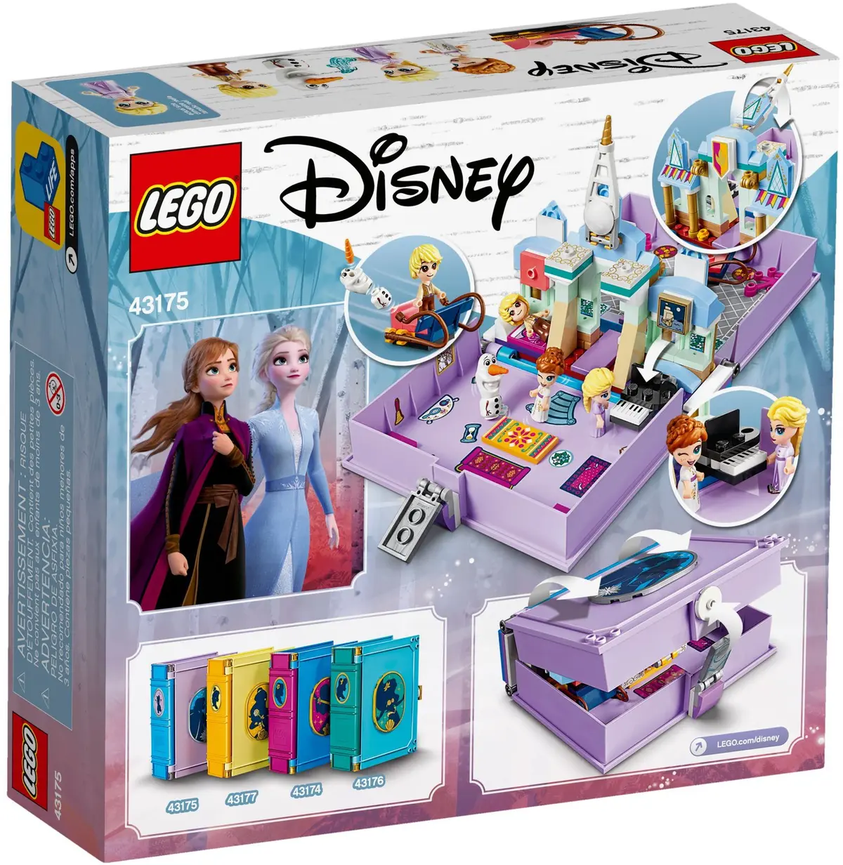 LEGO Disney 43175 Anna and Elsa's Storybook Adventures set, image 5