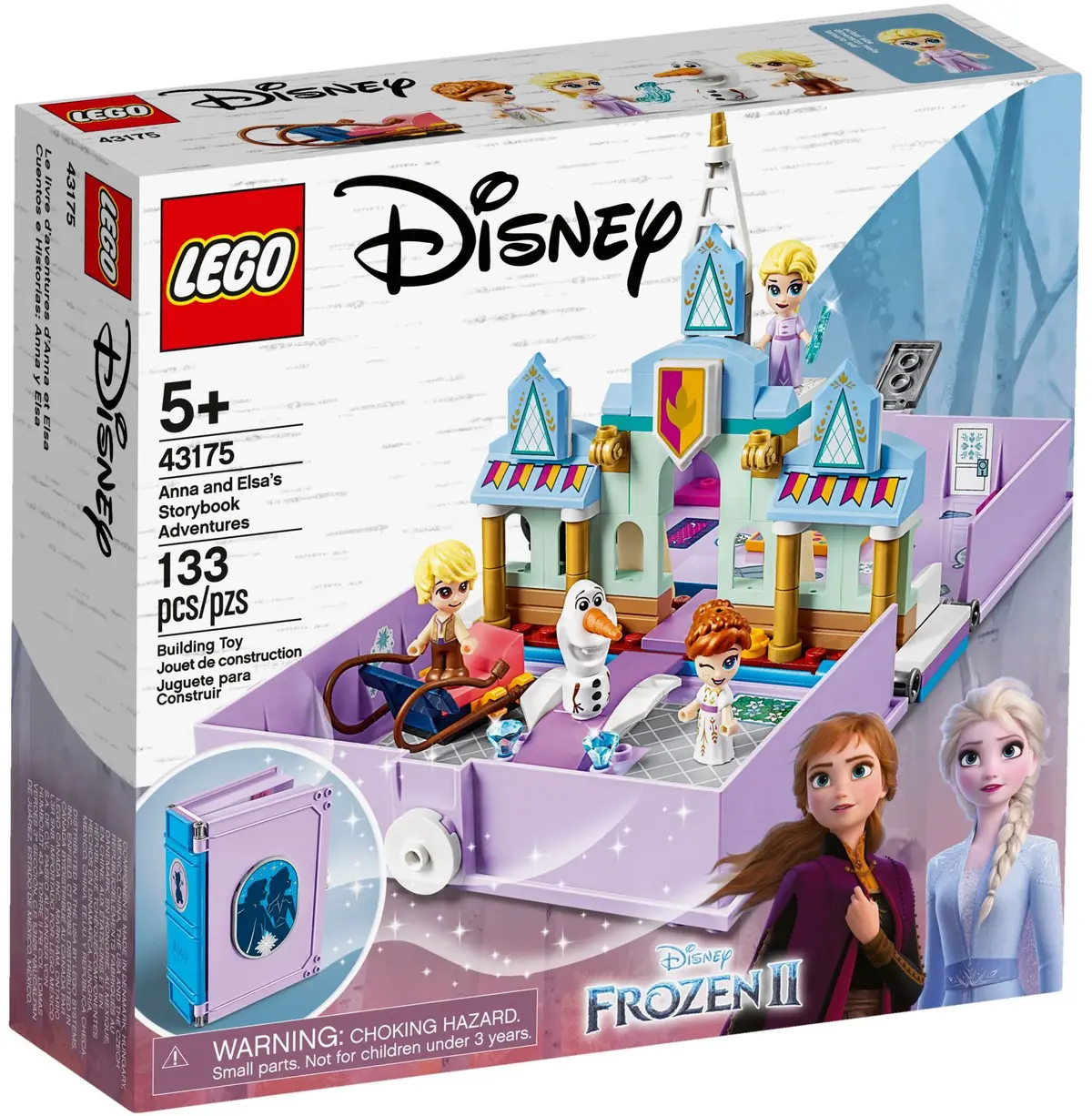 LEGO Disney 43175 Anna and Elsa's Storybook Adventures set, image 2