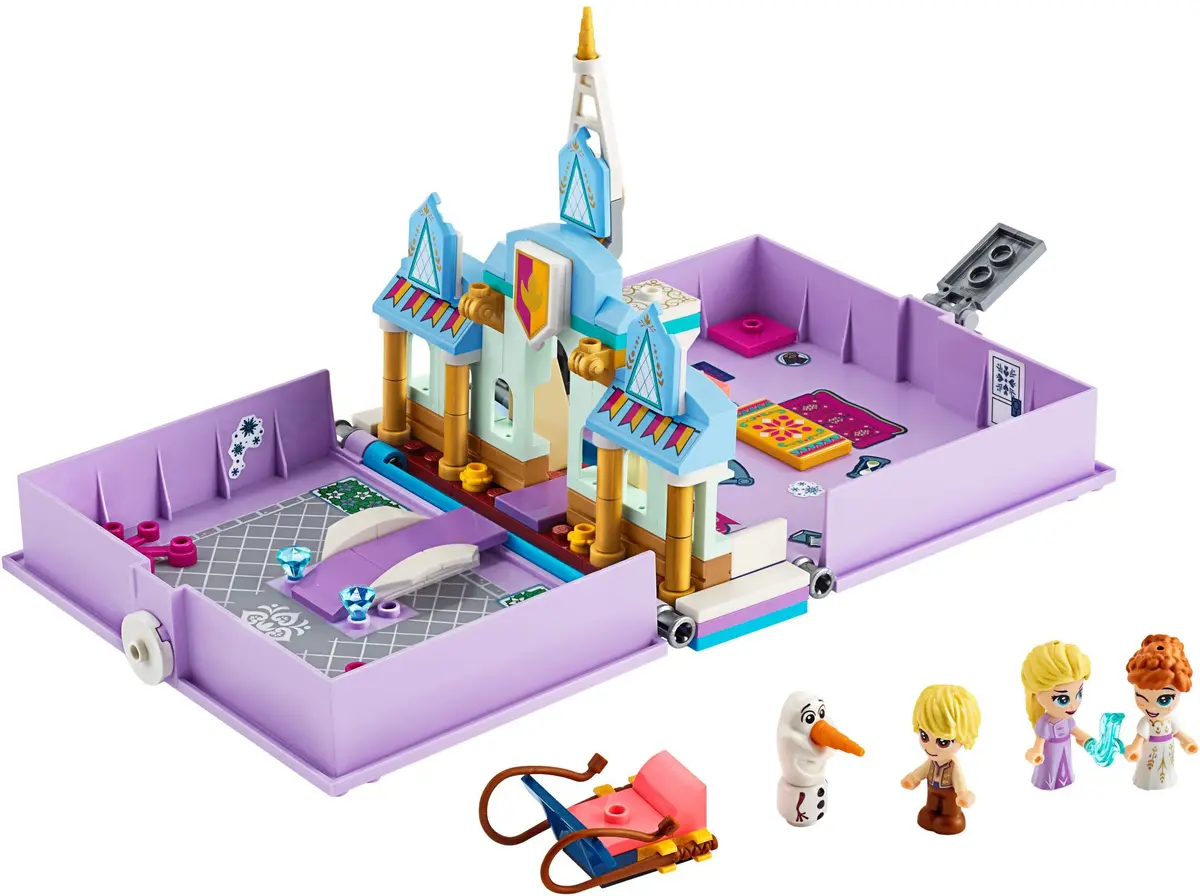 LEGO Disney 43175 Anna and Elsa's Storybook Adventures set