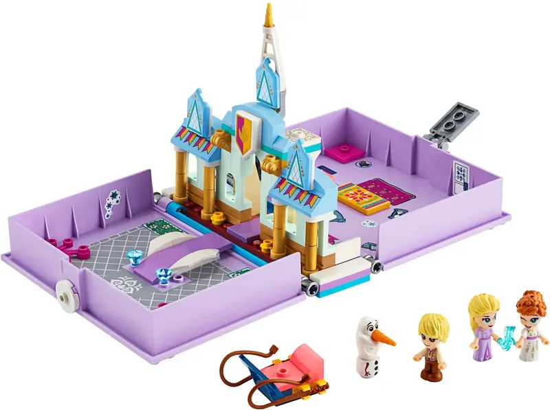 LEGO Disney 43175 Anna and Elsa's Storybook Adventures set