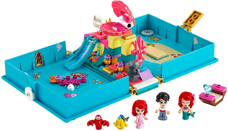 LEGO Disney 43176 Ariel's Storybook Adventures set