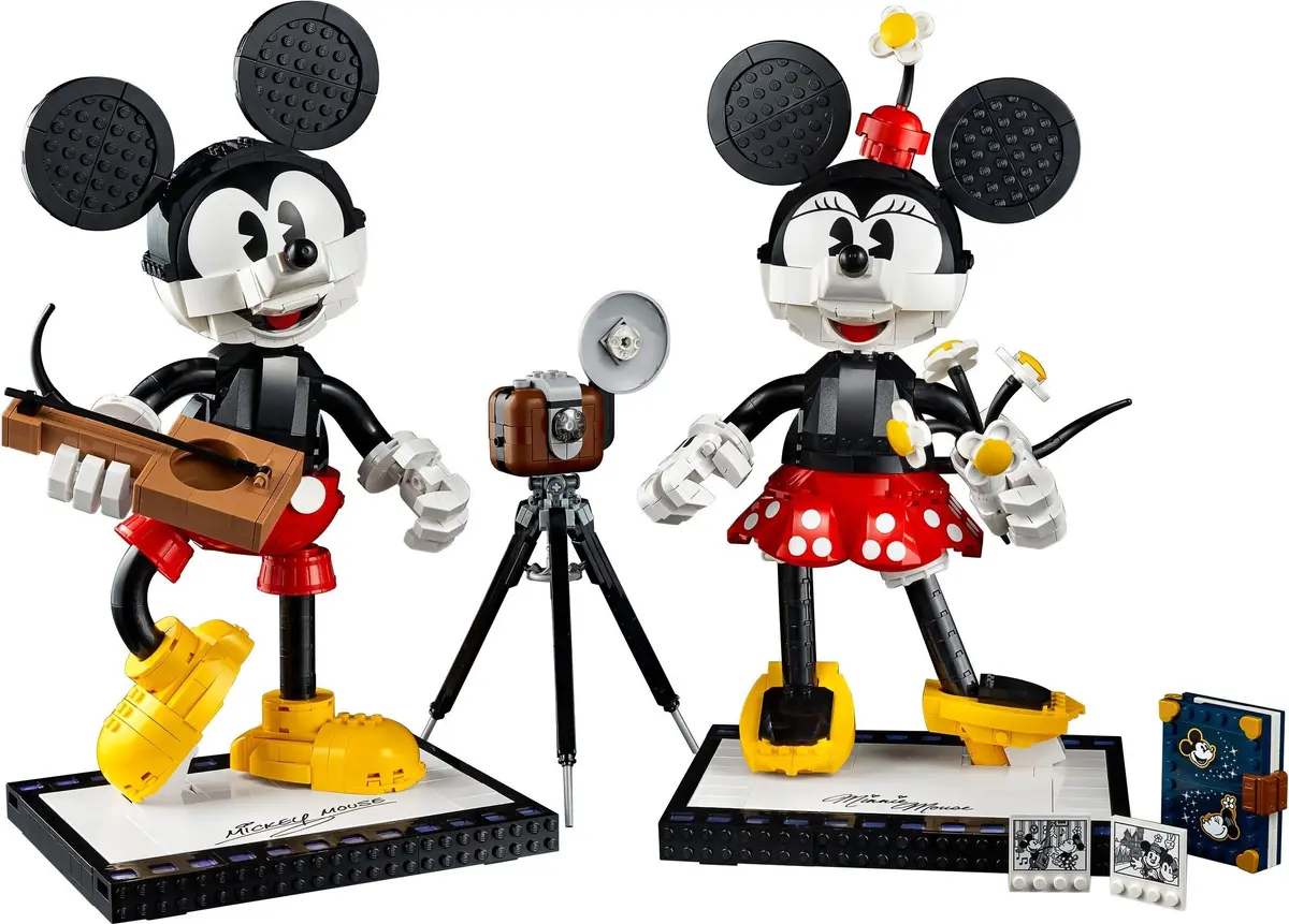 LEGO Disney 43179 Mickey Mouse and Minnie Mouse Buildable Characters set, image 23