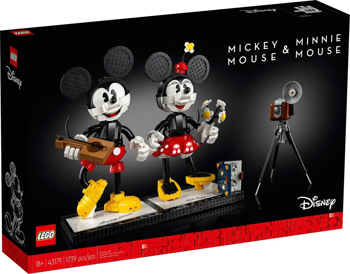LEGO Disney 43179 Mickey Mouse and Minnie Mouse Buildable Characters set, image 12