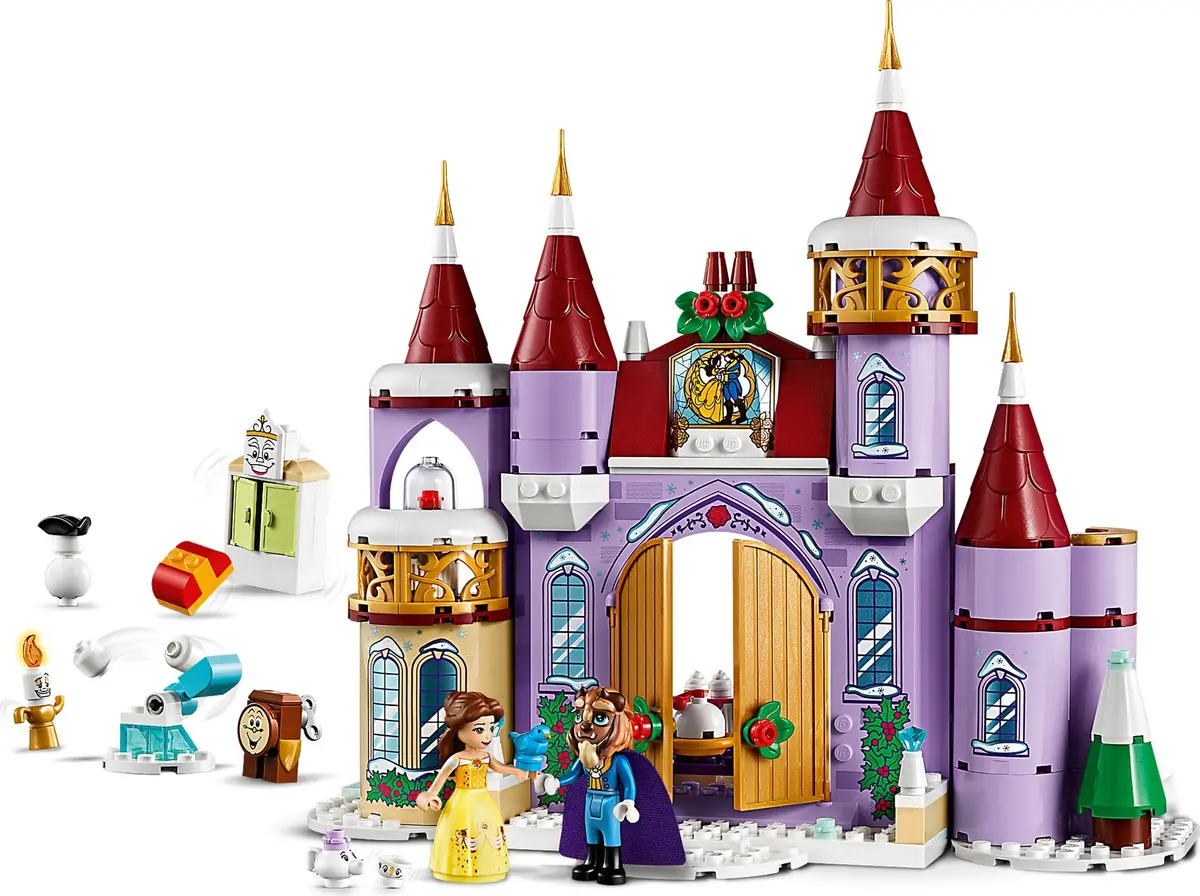 LEGO Disney 43180 Belle's Castle Winter Celebration set, image 4