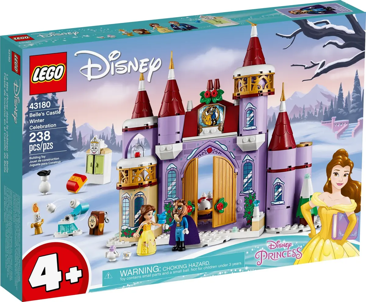 LEGO Disney 43180 Belle's Castle Winter Celebration set, image 2